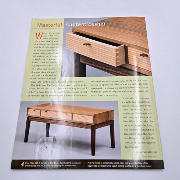 Tauton’s Fine Woodworking Magazine Lot February April June August October Decemb - Picture 5 of 15